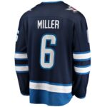 Colin Miller Winnipeg Jets Fanatics Home Premier Breakaway Player Jersey - Navy