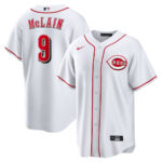 Matt McLain 9 Cincinnati Reds Home Men Jersey - White
