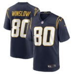 Kellen Winslow 80 Los Angeles Chargers Men Retired Jersey - Navy