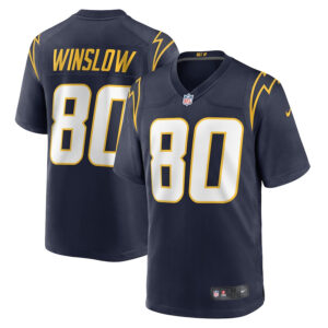 Kellen Winslow 80 Los Angeles Chargers Men Retired Jersey - Navy
