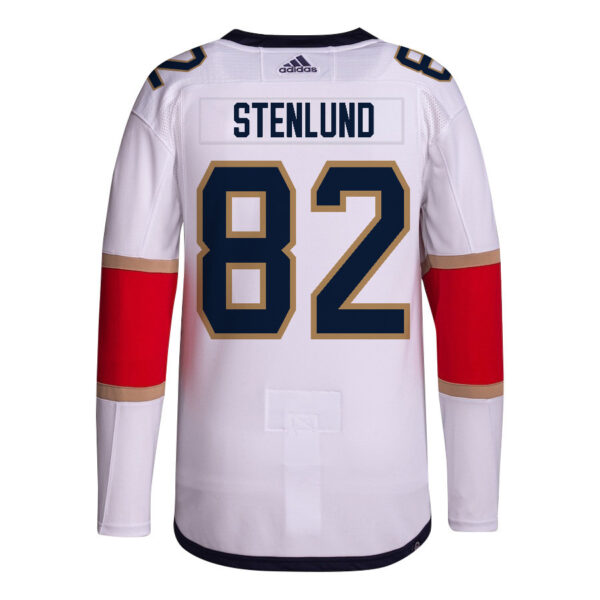 Kevin Stenlund 82 Florida Panthers 2024 STANLEY CUP Final Away Breakaway Jersey - Men, White