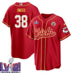 L'Jarius Sneed 38 Kansas City Chiefs Super Bowl LVIII Baseball Men Jersey - Red