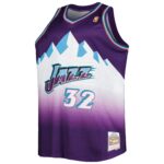 Karl Malone Utah Jazz Mitchell & Ness Big & Tall Hardwood Classics 1996/97 Swingman Jersey - Purple