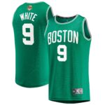 Derrick White Boston Celtics Fanatics Youth 2024 NBA Finals Fast Break Replica Player Jersey - Icon Edition - Kelly Green