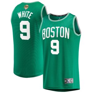 Derrick White Boston Celtics Fanatics Youth 2024 NBA Finals Fast Break Replica Player Jersey - Icon Edition - Kelly Green