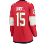 Anton Lundell 15 Florida Panthers 2024 STANLEY CUP Final Women's Home Breakaway Jersey - Red