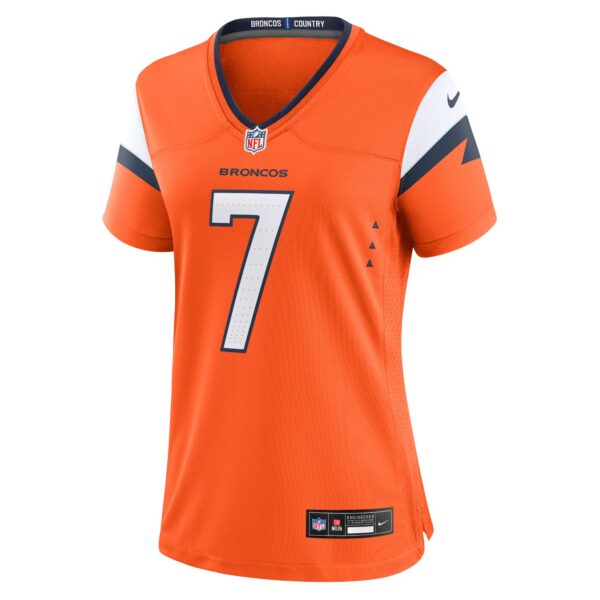 John Elway Denver Broncos  Women's Retired Player Game Jersey - Orange