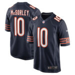 Trace McSorley 10 Chicago Bears Team Game Men Jersey - Navy