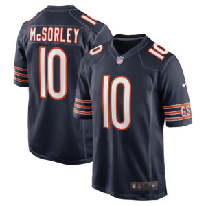 Trace McSorley 10 Chicago Bears Team Game Men Jersey - Navy