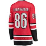 Teuvo Teravainen Carolina Hurricanes Fanatics Women's Alternate Breakaway Player Jersey - Red