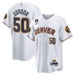 Aaron Gordon 50 Denver Nuggets Baseball Men Jersey - White
