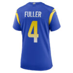 Jordan Fuller 4 Los Angeles Rams Women Game Jersey - Royal