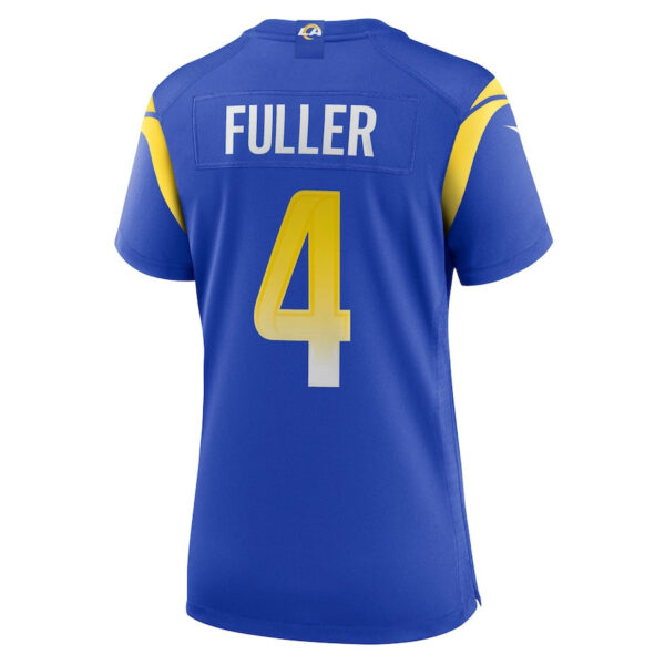 Jordan Fuller 4 Los Angeles Rams Women Game Jersey - Royal
