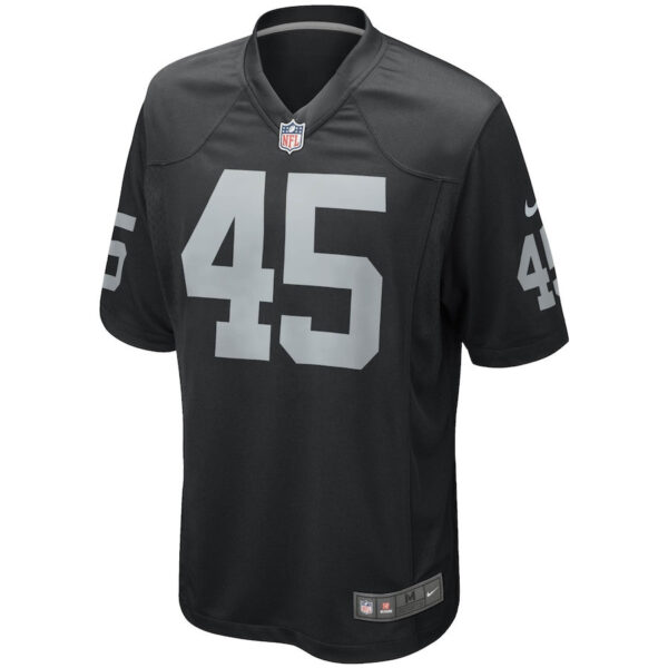 Marcel Reece 45 Las Vegas Raiders YOUTH Game Jersey - Black