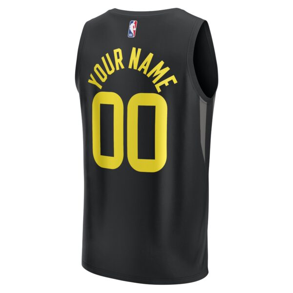 Utah Jazz Fanatics  Fast Break Custom Replica Jersey - Black - Statement Edition