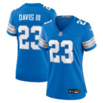 Carlton Davis III 23 Detroit Lions Women's Game Jersey - Blue
