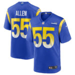 Brian Allen 55 Los Angeles Rams Men Game Jersey - Royal