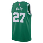 Jordan Walsh 27 Boston Celtics 2024 FINALS CHAMPIONS Jersey - Icon Edition - Kelly Green
