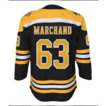 Brad Marchand Boston Bruins Youth Home Premier Player Jersey - Black