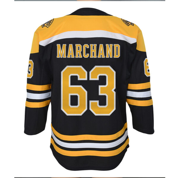 Brad Marchand Boston Bruins Youth Home Premier Player Jersey - Black