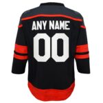 Carolina Hurricanes Infant Home Replica Custom Jersey - Black