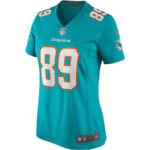 Nat Moore 89 Miami Dolphins Women Game Retired Jersey - Aqua
