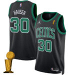 Sam Hauser 30 Boston Celtics 2024 FINALS CHAMPIONS Swingman Jersey - Statement Edition - Black