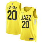 John Collins 20 Utah Jazz Unisex Swingman Jersey - Icon Edition - Gold