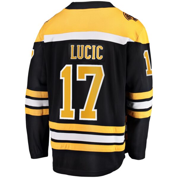 Milan Lucic Boston Bruins Fanatics Home Breakaway Jersey - Black