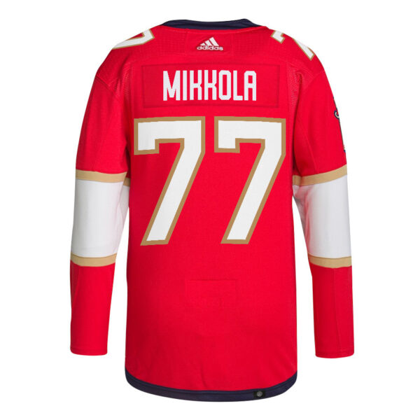 Niko Mikkola 77 Florida Panthers 2024 STANLEY CUP Final Home Breakaway Jersey - Men, Red