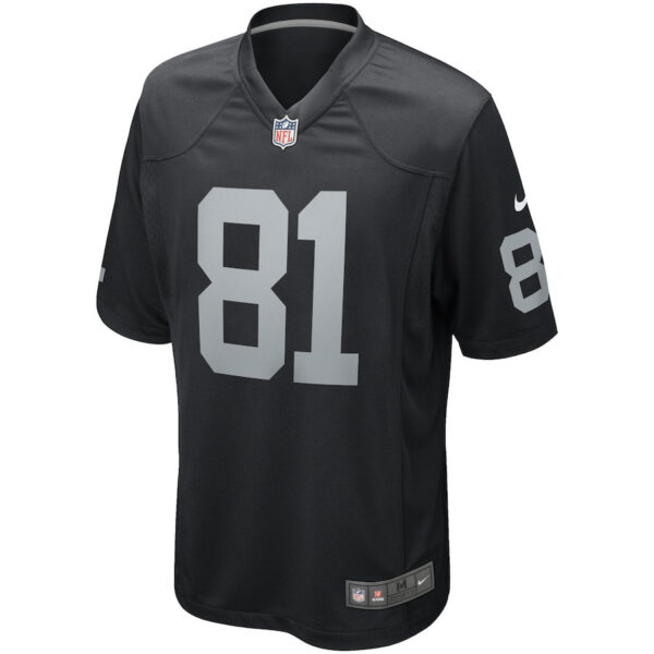 Tim Brown 81 Las Vegas Raiders Men Game Retired Jersey - Black