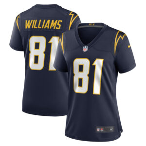 Mike Williams 81 Los Angeles Chargers Women Alternate Team Game Jersey - Navy
