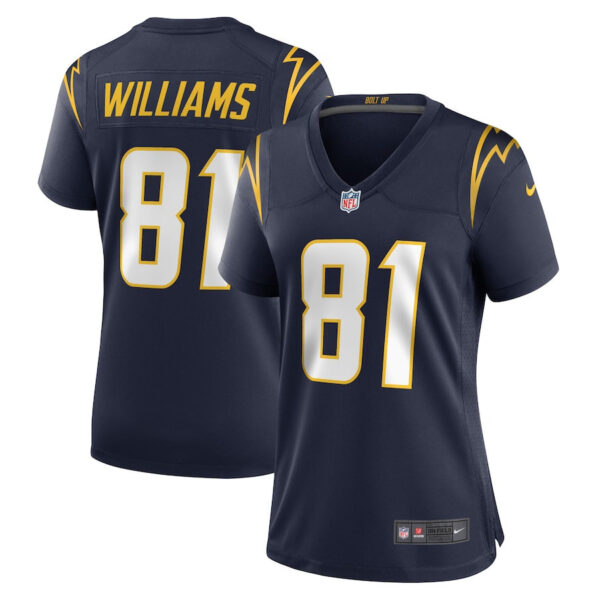 Mike Williams 81 Los Angeles Chargers Women Alternate Team Game Jersey - Navy