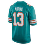 Dan Marino 13 Miami Dolphins Men Retired Jersey - Aqua