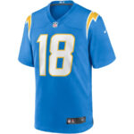 Charlie Joiner 18 Los Angeles Chargers Men Game Retired Jersey - Powder Blue