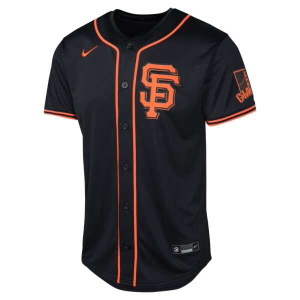 San Francisco Giants  Youth Alternate Limited Jersey - Black