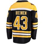 Danton Heinen Boston Bruins Fanatics Home Premier Breakaway Player Jersey - Black