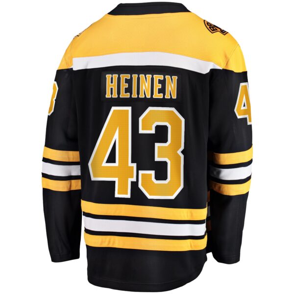 Danton Heinen Boston Bruins Fanatics Home Premier Breakaway Player Jersey - Black