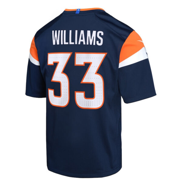 Javonte Williams 33 Denver Broncos Alternate Game YOUTH Jersey - Navy