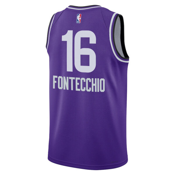 Simone Fontecchio 16 Utah Jazz 2023/24 City Edition Swingman Jersey - Purple
