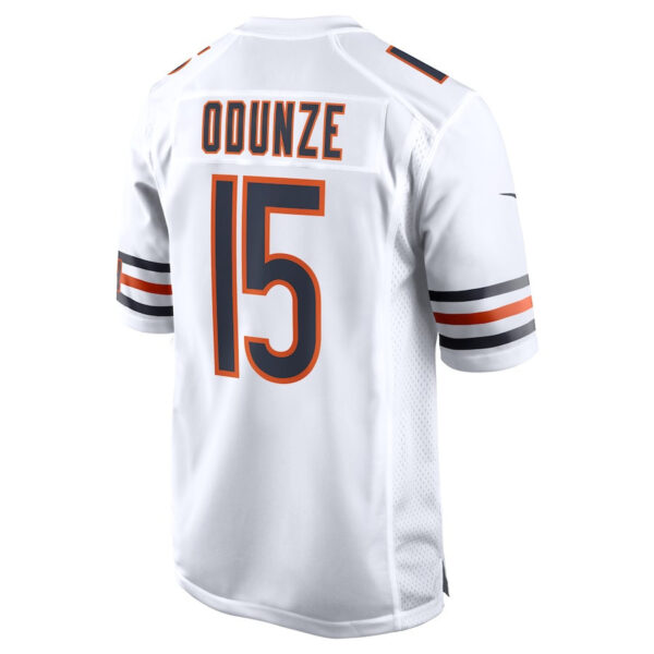 Rome Odunze 15 Chicago Bears Game Men Jersey - White