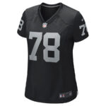 Art Shell 78 Las Vegas Raiders Women Game Retired Jersey - Black