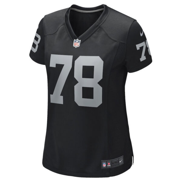 Art Shell 78 Las Vegas Raiders Women Game Retired Jersey - Black