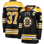 Patrice Bergeron Boston Bruins Fanatics Women's Captain Patch Home Breakaway Jersey - Black