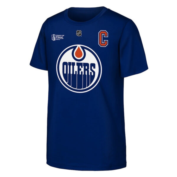 Connor McDavid Edmonton Oilers 2024 Stanley Cup Final T-Shirt �C Royal