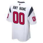 Houston Texans 2024 Divisional Patch Game Men Custom Jersey - White