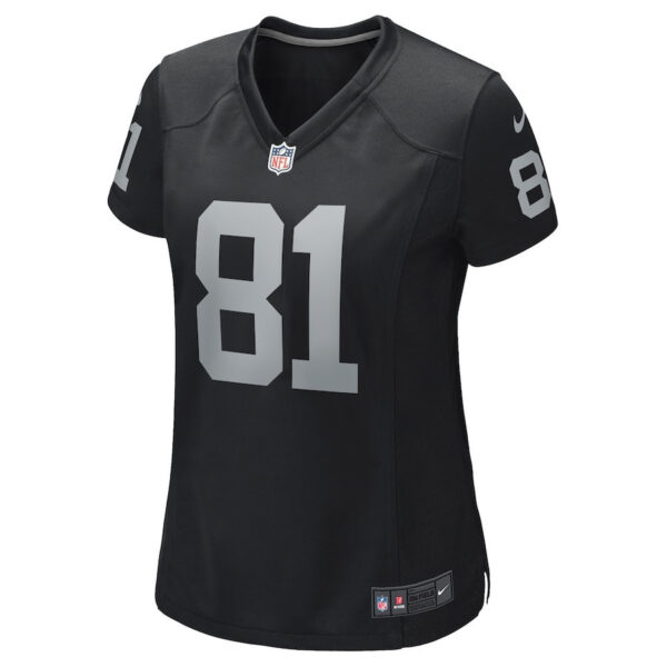Tim Brown 81 Las Vegas Raiders Women Game Retired Jersey - Black