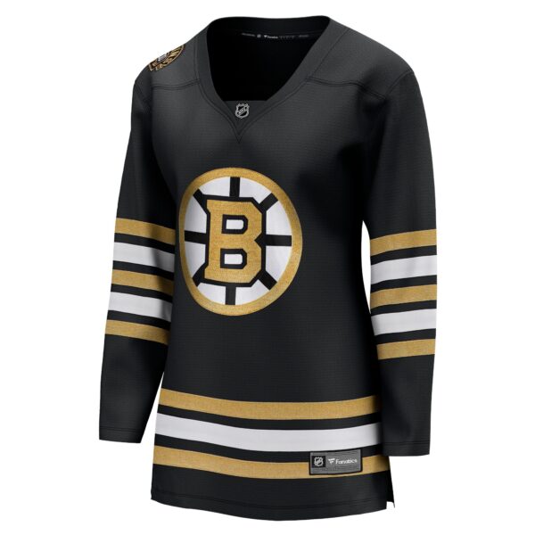 Boston Bruins Fanatics Women's 100th Anniversary Premier Breakaway Jersey - Black