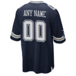 Dallas Cowboys 2023 Playoffs Patch Game Men Custom Jersey - Navy
