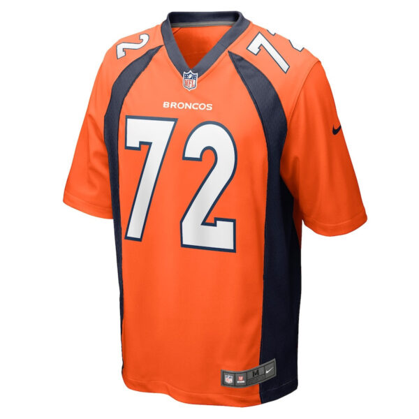 Garett Bolles 72 Denver Broncos Men Game Jersey - Orange